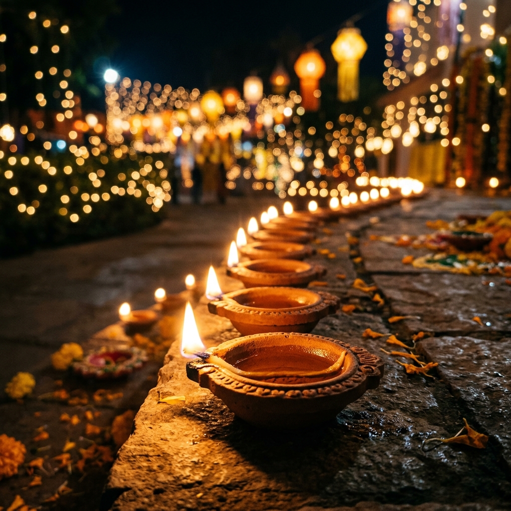 Diwali Celebration at Mili Tuition — Diyas